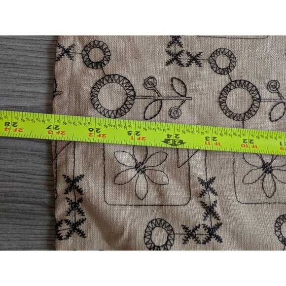 Alfred Dunner Beige Floral & Geometric Button-Up Shirt Jacket Sz 18 Linen Blend - Picture 7 of 8